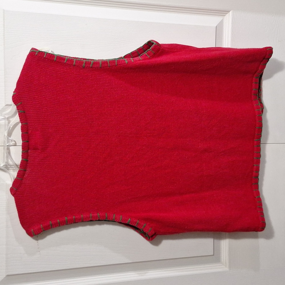 Nutcracker Cotton Button-Up Embroidered Sequin Te… - image 4